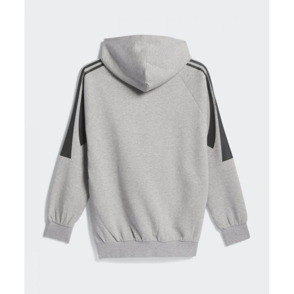 Adidas Basketball Spacer Hoodie   Grey Jd7466