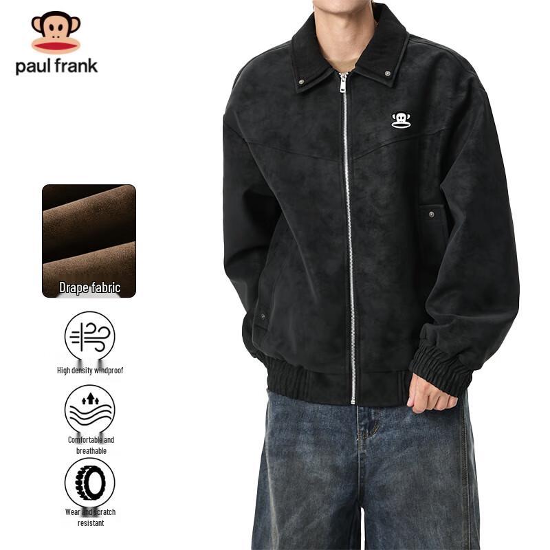 

Paul Frank Men s Faux Suede Jacket L