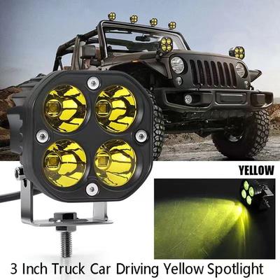 Hot Motorcycle Spotlights 3 Inch Car DRL 50000LM LED Work Spot Light 4x4 Offroad RGB Strobe Fog Lamp Automotive Accessories