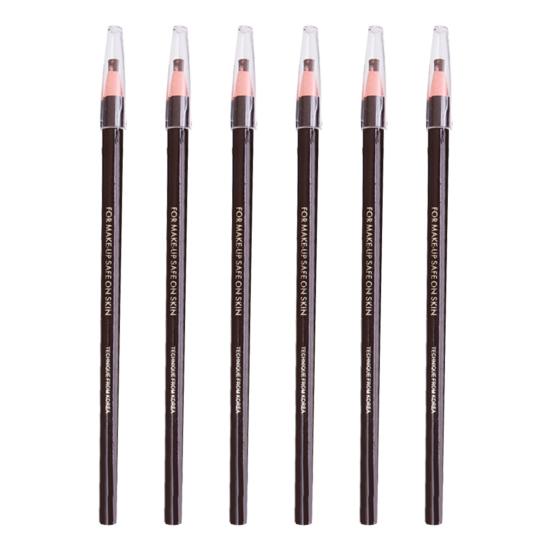 1/6 Peças Caneta de Maquiagem Suave Delineador Lápis Delineador Acessórios Cosméticos para Mulheres