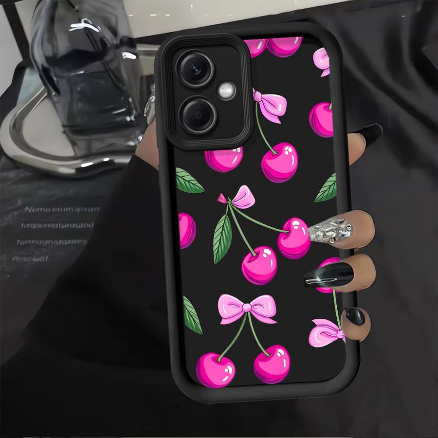 Cartoon Purple Cherry Phone Cover Case for Xiaomi Redmi Note 14 Pro Plus 12C 12s A1 A2 A3 A4 11s Note 13 11 13C 14C 12 10