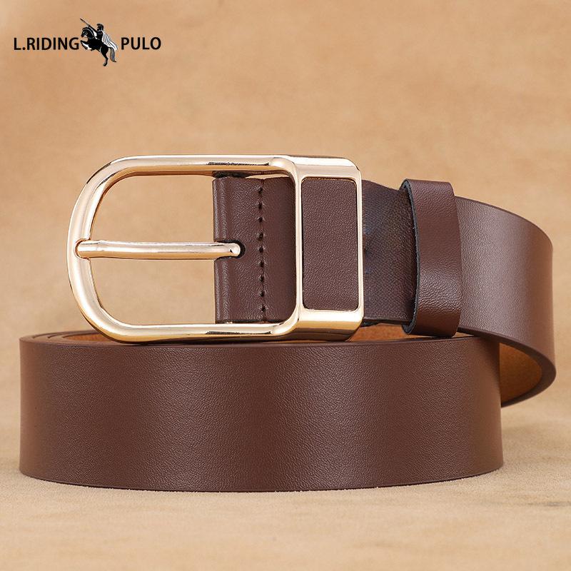 Business Belt Men's Casual Suit Pants Jeans Soft Leather Belt Pin Buckle PU Simple All-match Belt