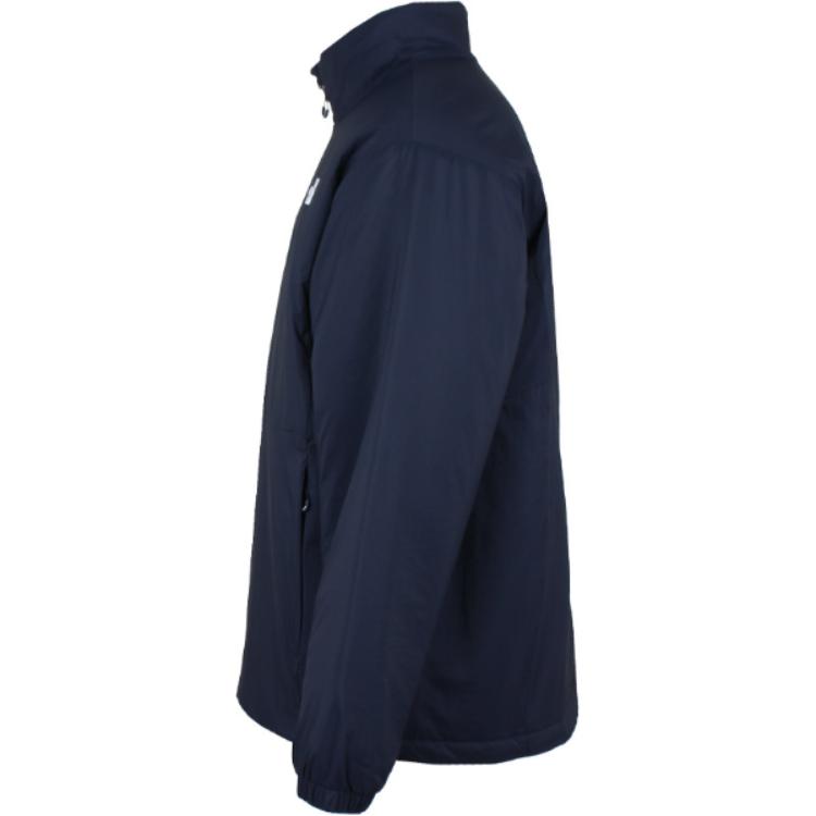 The North Face Logo Stand Collar Loose Zipper Long Sleeve Cotton Jacket Men Jackets Navy-Blue NJ3NQ55C
