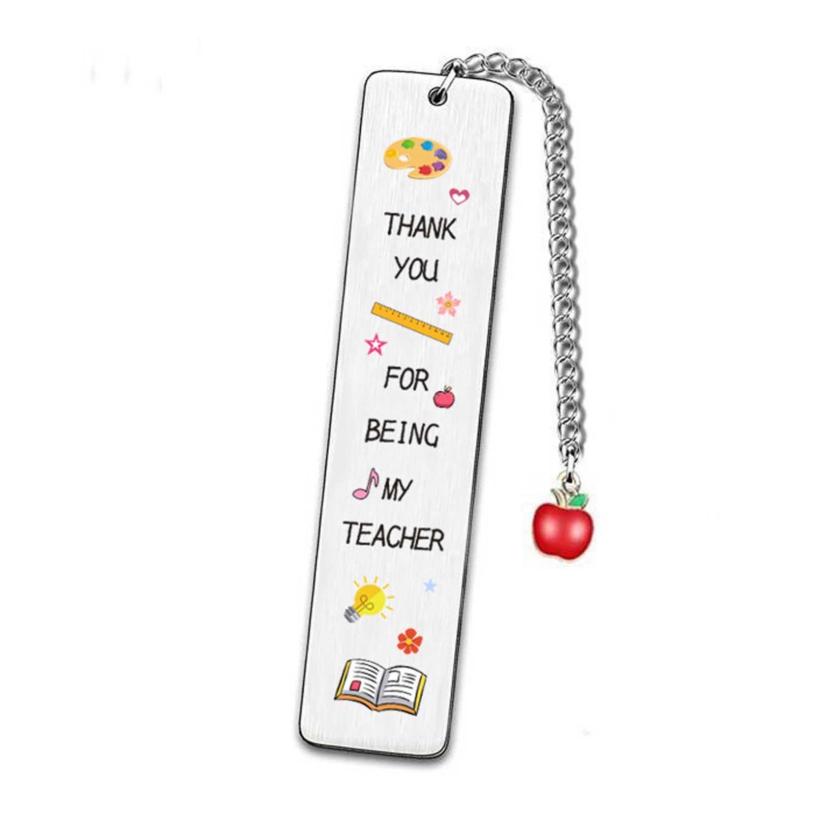 

Рождественские подарки учителю, закладки для учителей с подвесками, возвращение в школу, окончание года, выход на пенсию, день рождения One Size