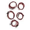 5PCS RC Car Lights 4 LEDs Color Remote Control Car Lamp Universal Model Vehicle Light 5mm Bead