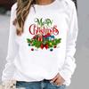 Christmas Day Christmas Cartoon Pullover Women'S Print Women'S Print Fashion Casual Print Sweater