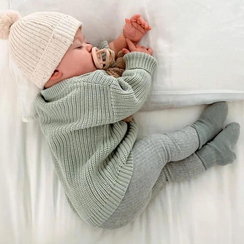 0-6Yrs Baby Boys Girls Knit Sweater Clothes 2025 New Toddler Infant Newborn Knitwear Soft Spring Long Sleeve Baby Pullover Tops