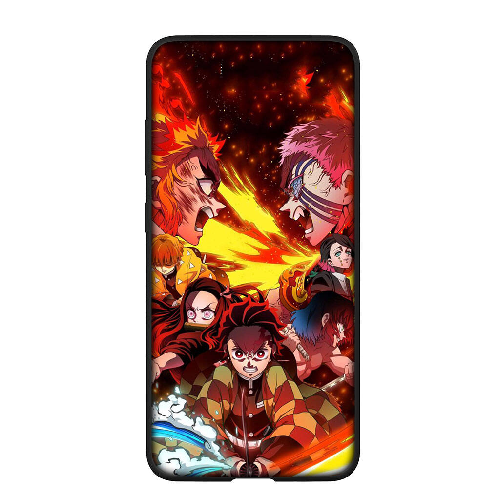 

Phone Case for Samsung Galaxy S25 S23 S22 S24 Ultra FE A05 A06 A15 A16 A36 A37 A35 A54 A55 A56 A57 A25 A26 A53 A17 Anime Kamado Tanjirou Demon Slayer for Redmi Note 12 4G болюс