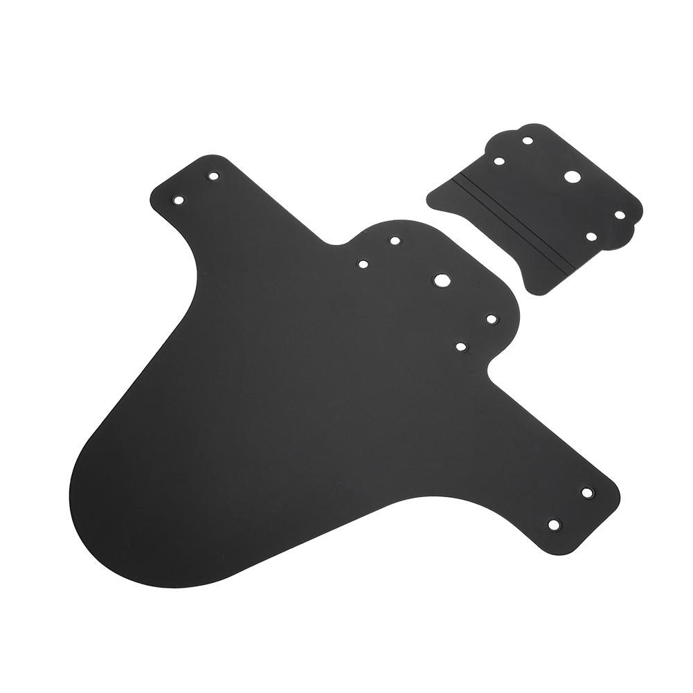 Mudguard Set, Front and Rr Tire Mudguards with Cable Ties, for Most  s Black Plastic