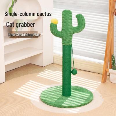 Cactus Cat Tower with Sisal Scratching Post and Toys