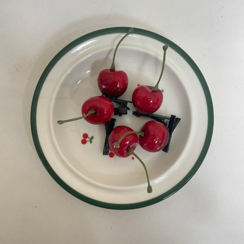 Фруктовые вишневые зажимы Уникальные овощные модели Зажимы для волос