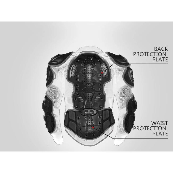 Motorcycle Armor CE Certification Motocross Chest Back Protector Moto Protection Body Armor Riding Motocross Jacket Protective