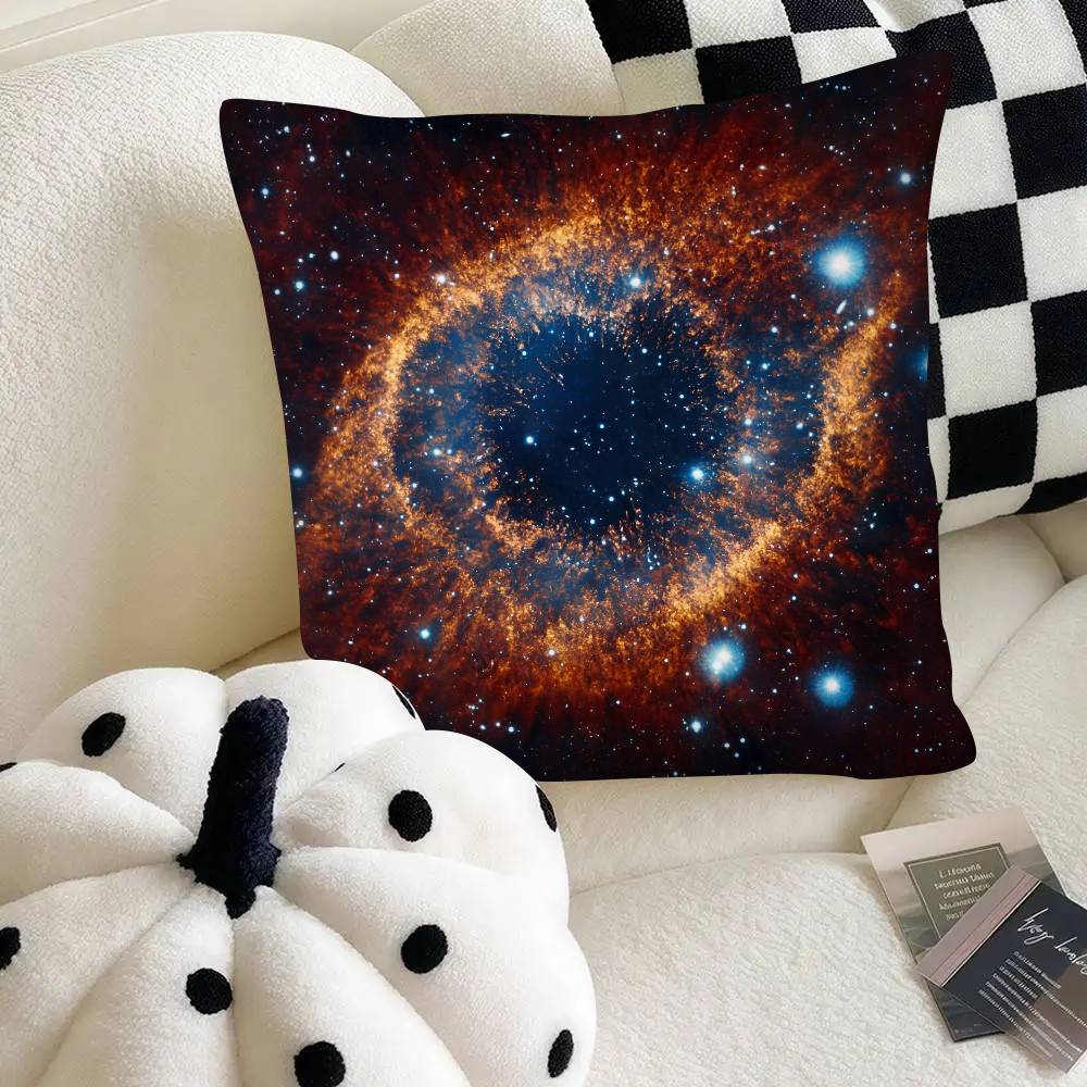 Universe Galaxy Planet Pillow Case Fashion Square Pillowcase Bedroom Sofa Room Ins Decoration Leisure