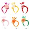 Feathers Headband Girls Hair Headbands Summer Dopamine Color Hairband Head Hoop Headdress Hair Accessories