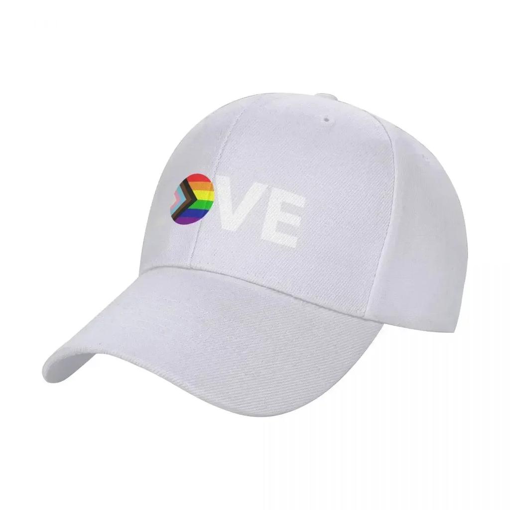 Progress Pride Flag Love Baseball Cap foam party Hat Trucker Hat golf hat genuine Womens  Unisexs