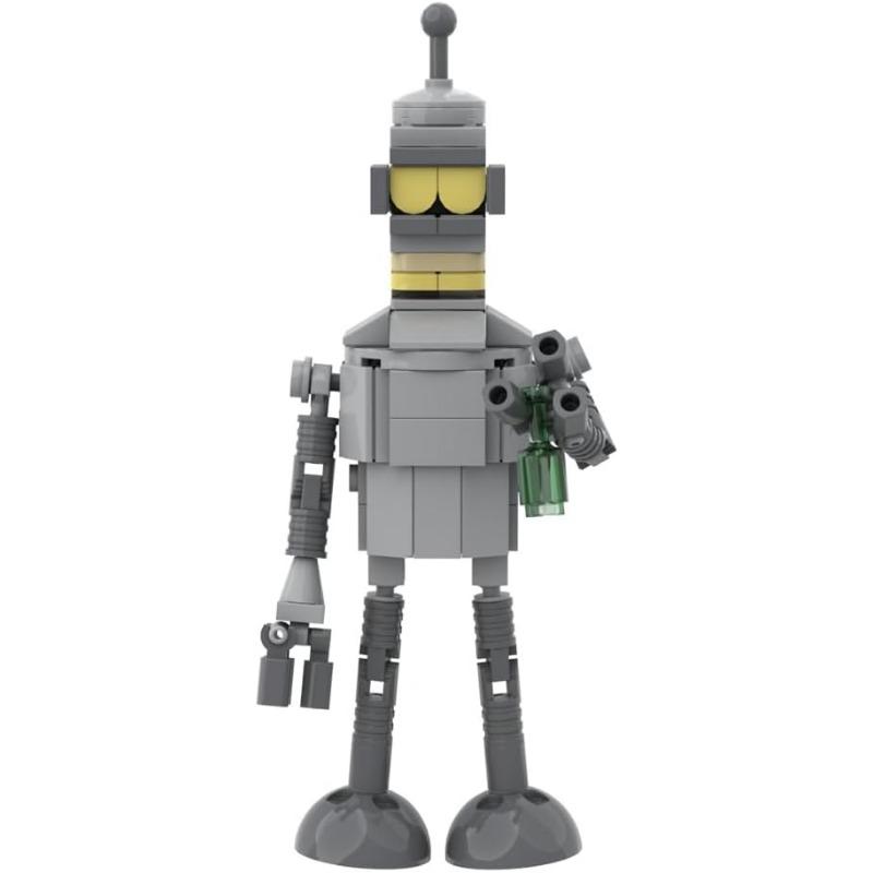 Futurama Bender Stavebnice, Robot Populární Komedie Anime Postavy Akční Figurky Panenky Mecha Model Hračky, Sběratelské Dárky pro Fanoušky