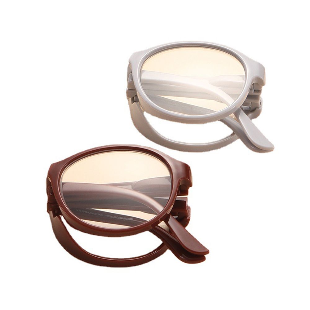 Gift For Partents Portable Reading Glasses Foldable Presbyopic Glasses Eyewear Elderly Glasses