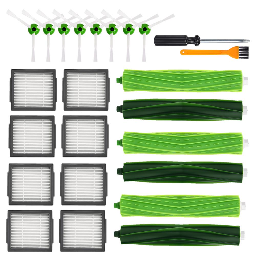 For iRobot Roomba E1 E6 E7 i1 i1+ i1 i1+ i6 i6+ i7 i7+ i8 i8+ Vacuum Cleaner Hepa Filter Main Side Brush Accessories Replacement