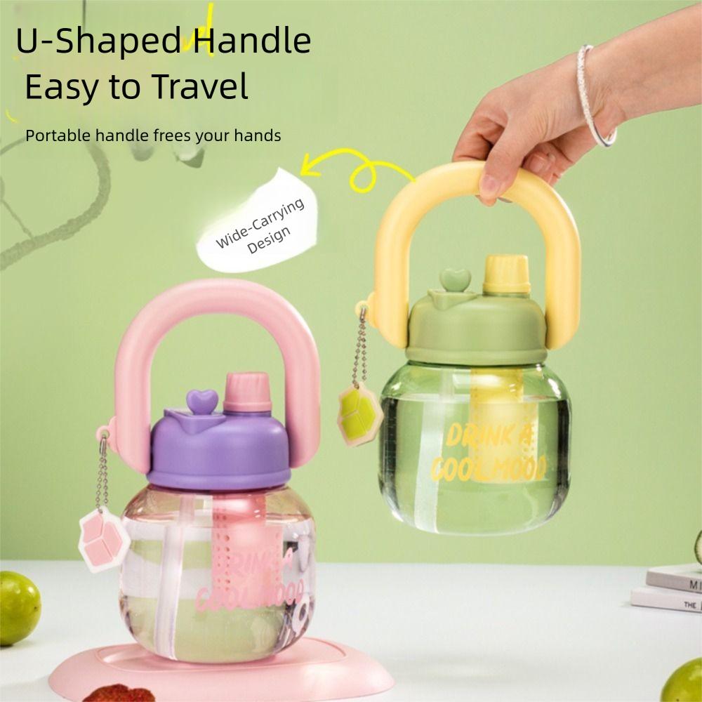 Panda Sippy Cup 800ml Clear Drink Bottle Cute Sports Water Bottle  Outdoor Sports