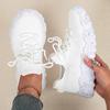 Lightweight Socks Shoes Women Men Breathable Knitted Casual Sneakers Slip-on Soft Sole Platform Footwear for Running Gym Fitness