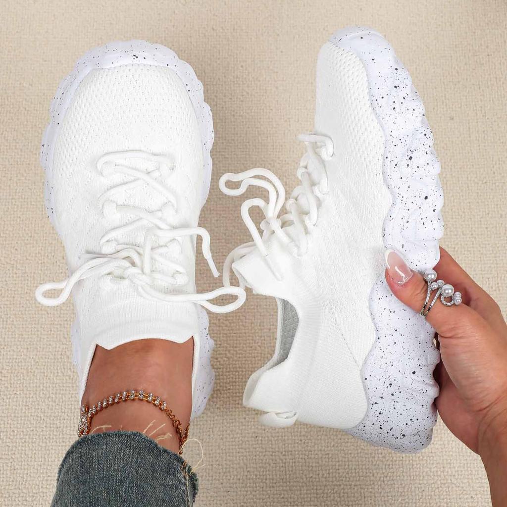 Lightweight Socks Shoes Women Men Breathable Knitted Casual Sneakers Slip-on Soft Sole Platform Footwear for Running Gym Fitness