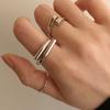Silver Contemporary S925 Ring With Irregular Design Ideal For Casual And Occasions Formal