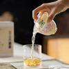 Oil Painting Style Hand-painted Cover Bowl Kung Fu Tea Set Household Tea Bowl Thin Tire Dream Butterfly Kiss Powder Cover Bowl