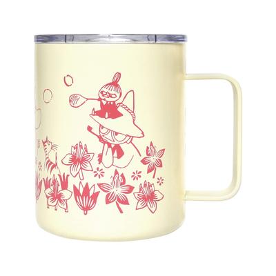 MOOMIN Stainless Steel Mug, 350ml, with Lid, Double-Walled Vacuum-Sealed, Boxed, Perfect Gift (Ohana (IV))