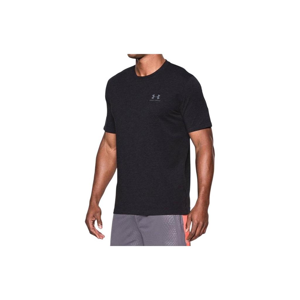 Under Armour Casual Quick-Dry Fitness T-Shirt Men tops Black Gray 1257616-001