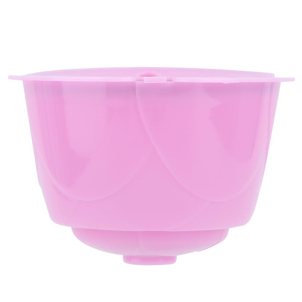 5Pcs Reusable Refillable Coffee Machine Capsule Cup Fit for DOLCE GUSTO Series Coffee MakerPurple