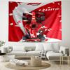Custom Name Racing Print Tapestry, Backdrop, Easy Setup, Ideal for Bedroom, Office & Living Room, with Aesthetic Wall Hanging Decor.