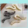 High Quality Acrylic Hair Claw Clip For Women Stylish Large Metallic Shark Claw