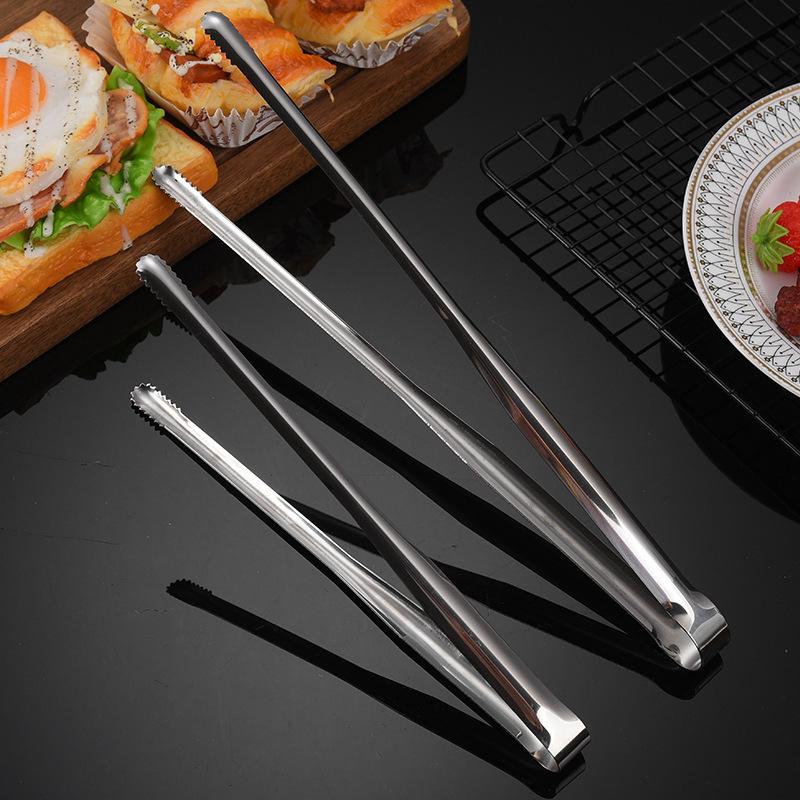 304 Stainless Steel Anti-Scald Buffet and Barbecue Tongs
