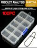 100PC Nie Fastlock Snap Main Line Sub-line Fishing Connector Accessories Tackle