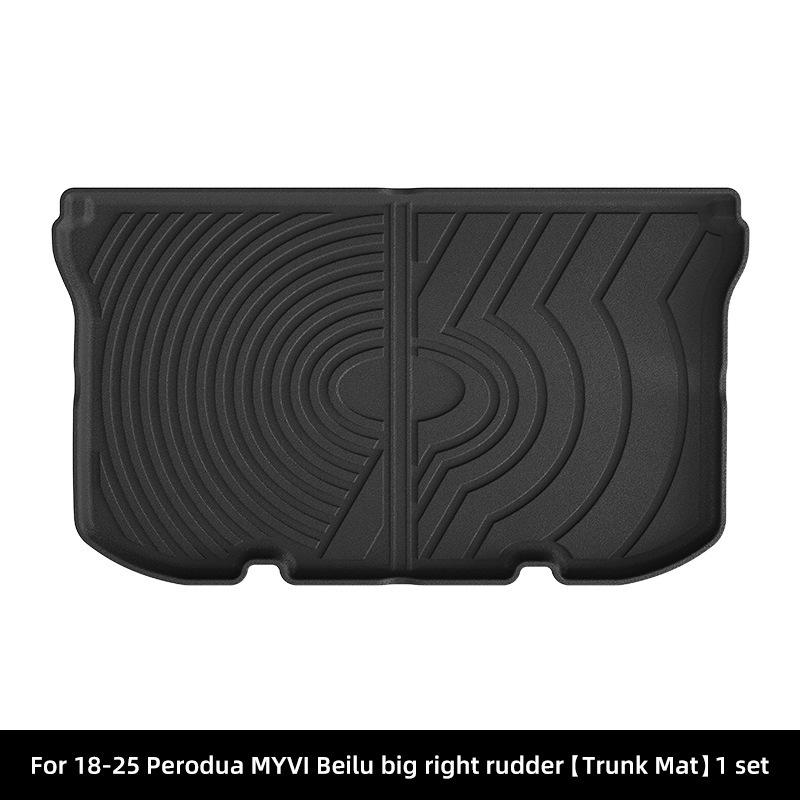 TPE Floor and Trunk Mats for 2018-2025 Perodua Myvi