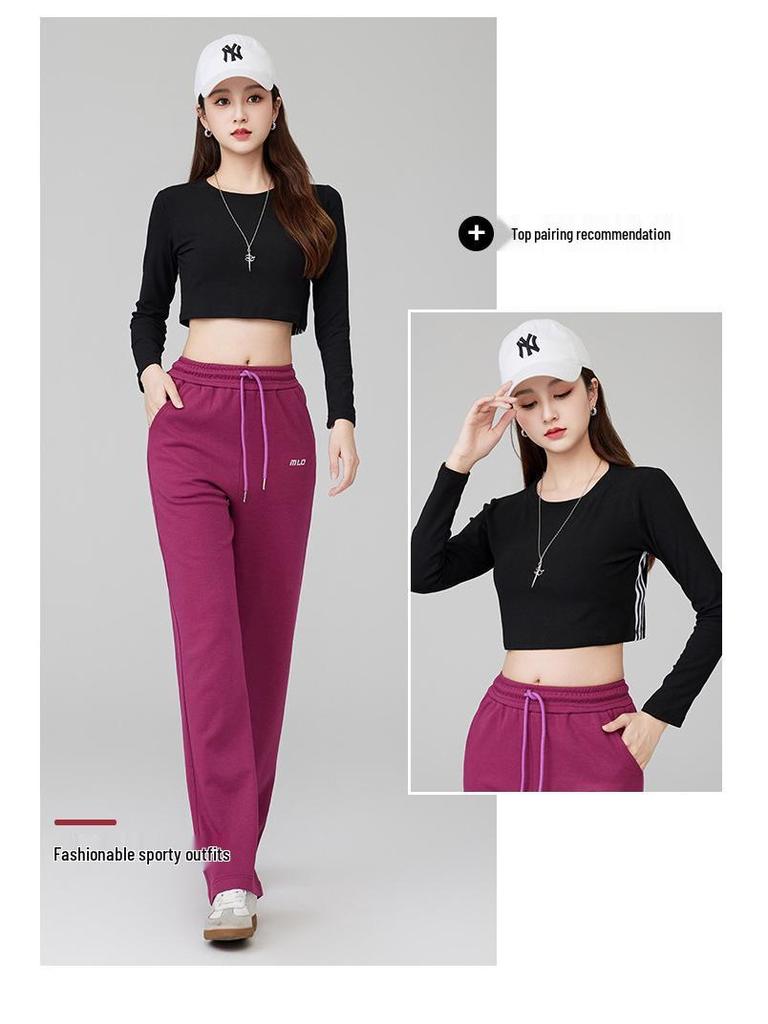 Women's Plus Size High Waist Slimming Fitness Trousers