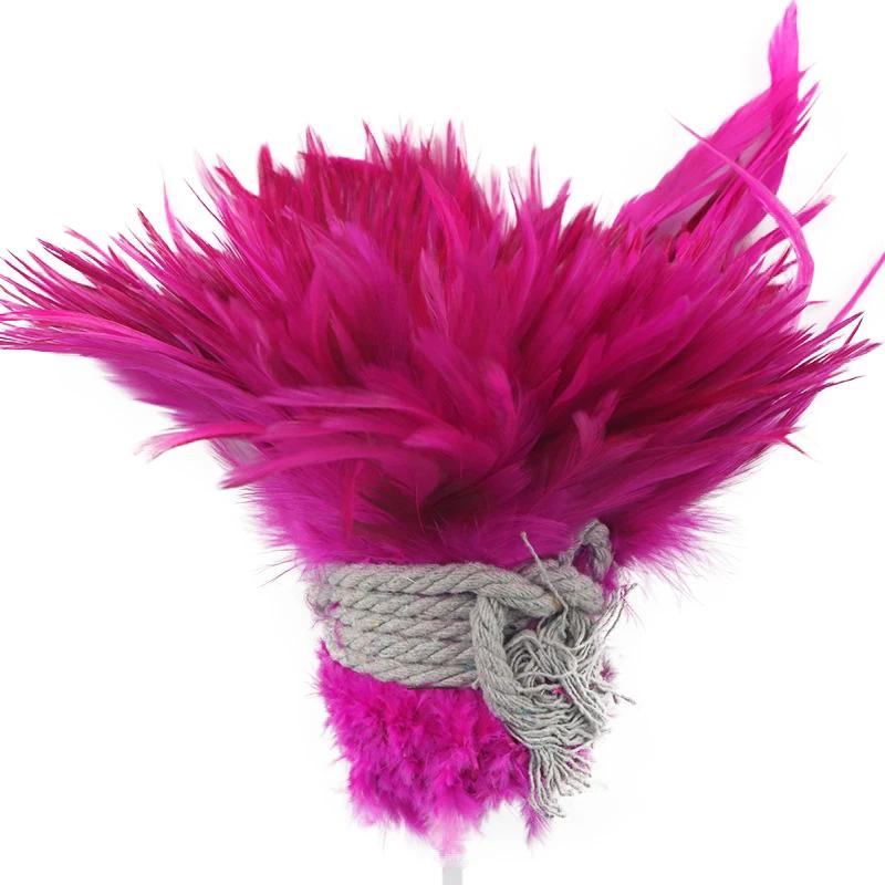 1 Roll Natural Pheasant Feathers for Crafts Jewelry Needlework Decoration Fly Tying Materials Chicken DIY Handicraft Accessories