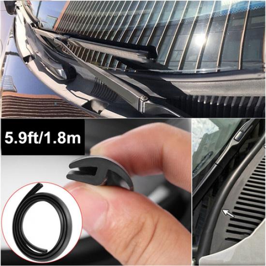 5.9ft Fits Buick Rubber Car SUV Front Windshield Panel Seal Strip Moulding Trim