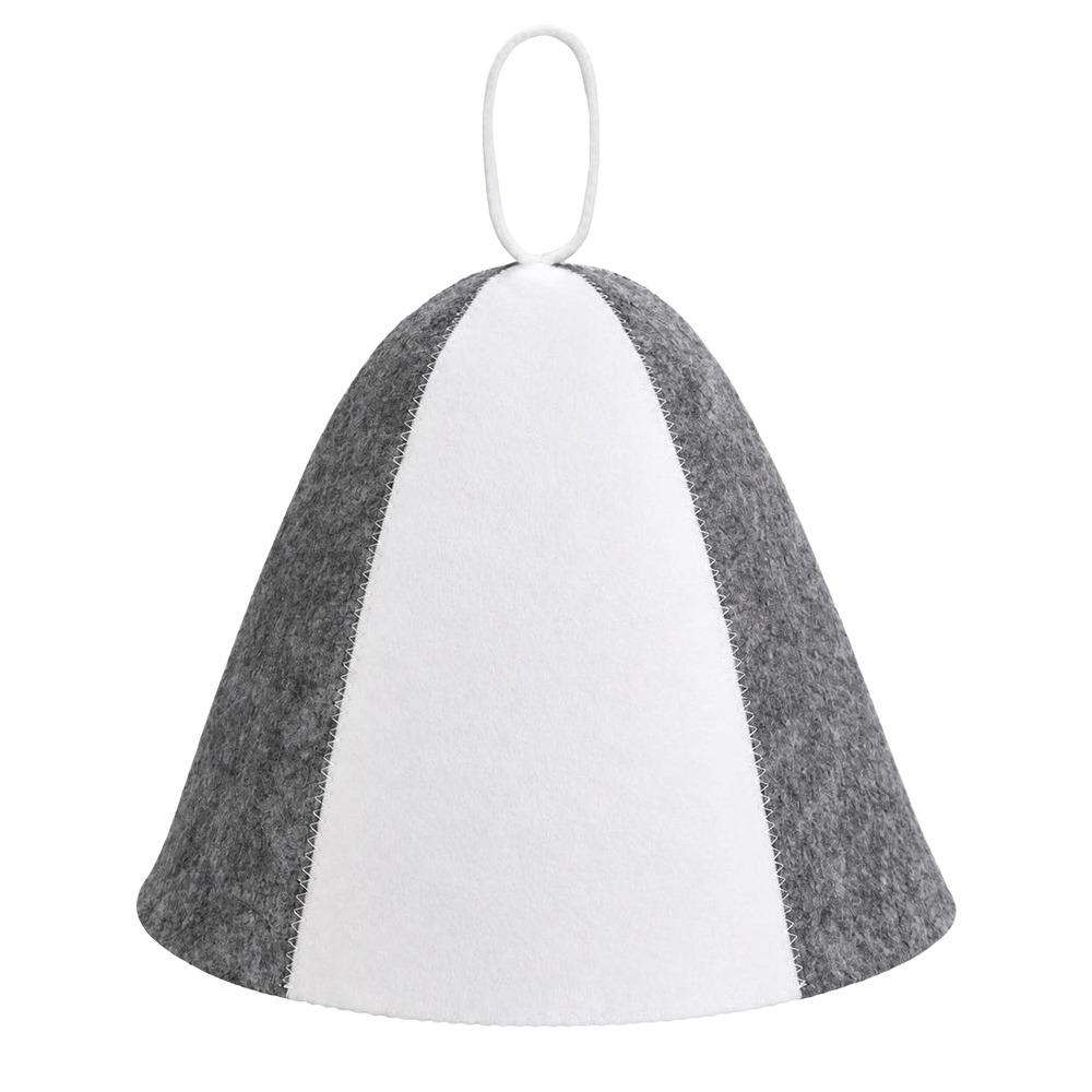 Thickened Sauna Cap Felt Steam Room Cap Gifts Felt Sauna Cap  Bathroom Accessories