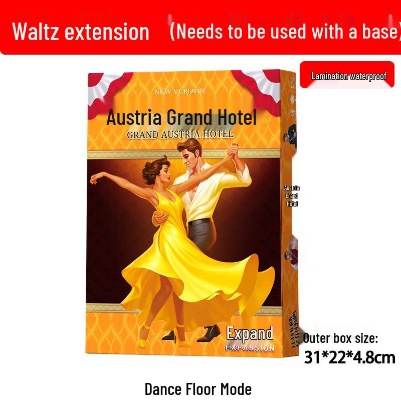 Австрия Гранд Отель Карточная игра: Стратегическое и вечериночное дополнение для 2-4 игроков