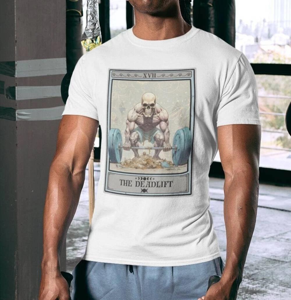 The Deadlift Tarot Card Shirt, Weightlifting L