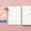 Monolike Ordinary Days 4 Month Study School Bag Ordinary days 4 Month Study Planner School bag Schedule planning perpetual study notebook Planner, -