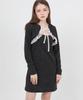 CATTLINE Feminine Frill Lace Knit Dress