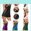 Ladies Elegant Lace Nightgowns Soft Sleepwear V Neck Plus Size