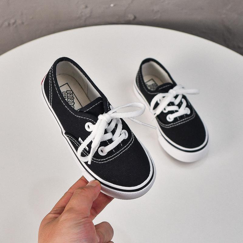 Детские кеды весенние маленькие средние и большие для мальчиков и девочек спортивные скейтерские туфли детские родительско-детские маленькие белые туфли модные 19