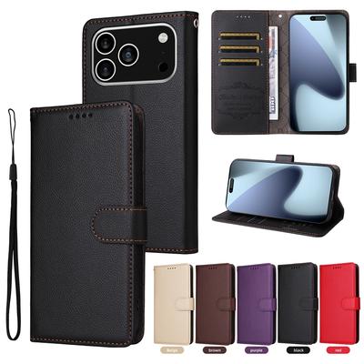 RFID Blocking Wallet Case for IPhone 17 Air 16e 16 15 14 13 12 Mini 11 8 7 6 Plus Pro X XS XR Max Magnetic Leather Flip Cases