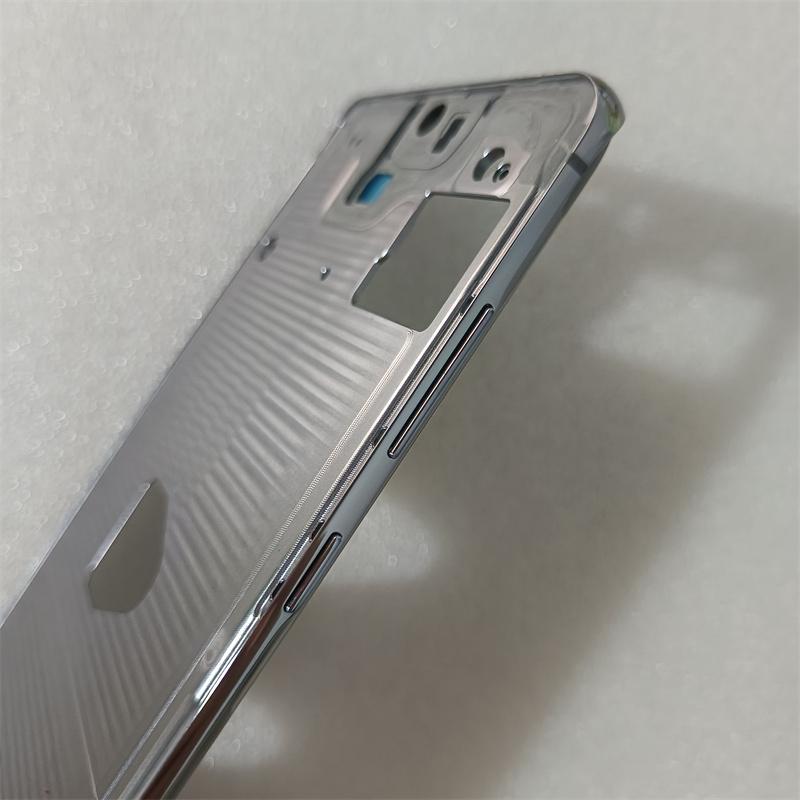 For Samsung Galaxy S20 Ultra 5G SM-G988B Middle Frame Bezel Plate With Power Volume Button Repair Parts Replacement
