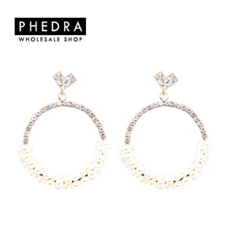 

Women s Silver Needle Pearl Bead Earrings A25168_Biz