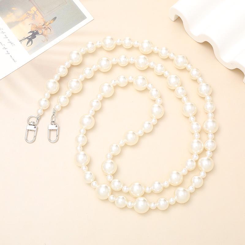 Yi Lian Acrylic Beaded Phone Chain: Pearl Crossbody Strap Charm for Women