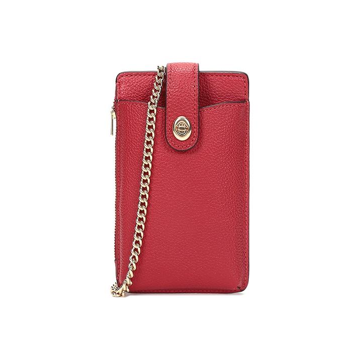 Coach Turnlock 10 Logo Shoulder Bag Women Shoulder Bag Red 93979-GDRFW Basic Set (Bag+Dust Bag)